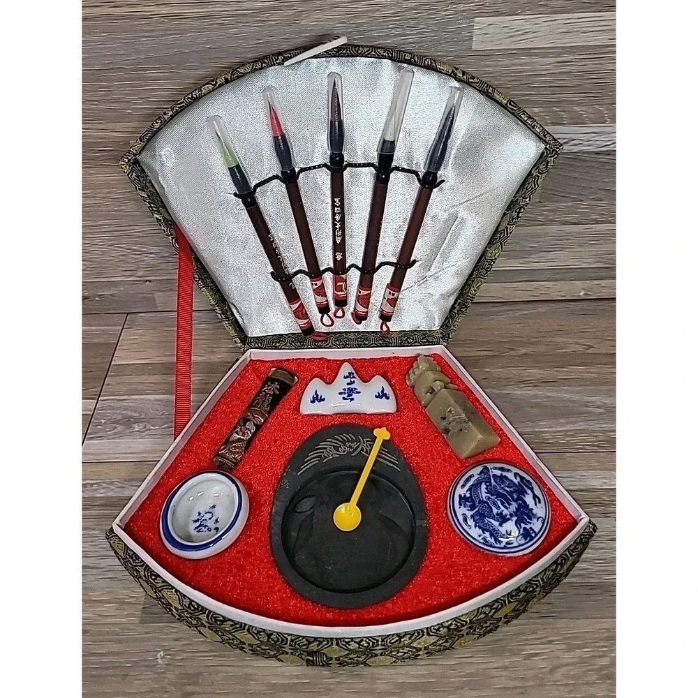 Chinese‎ Calligraphy Brush Pen Ink Writing Painting Sumo Box Set NEW